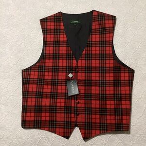 Lauren Ralph Lauren Tartan Plaid Vest